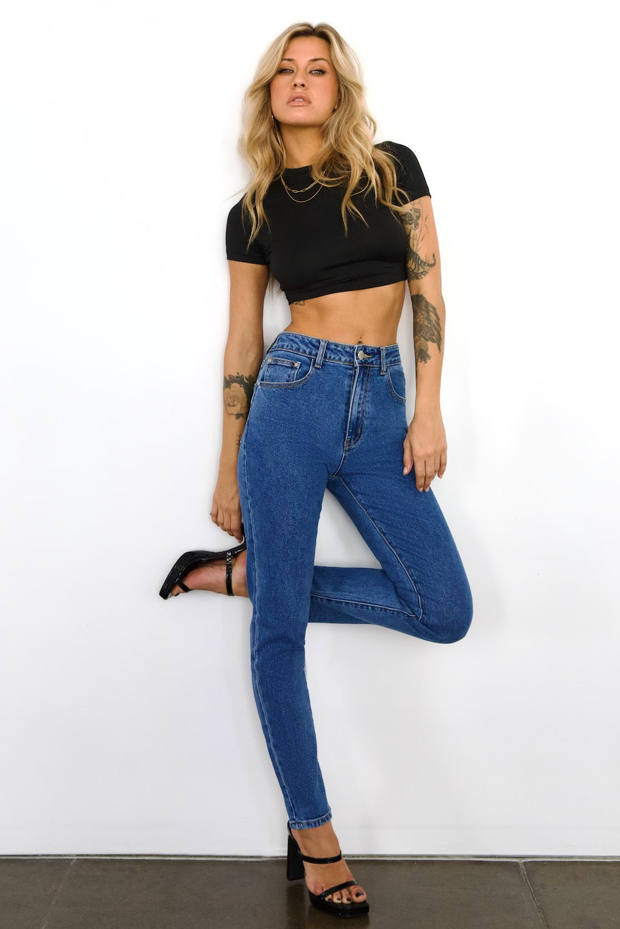 Rosalind Denim Üst — Barzello
