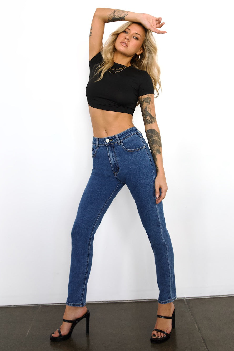 Rosalind Denim Üst — Barzello
