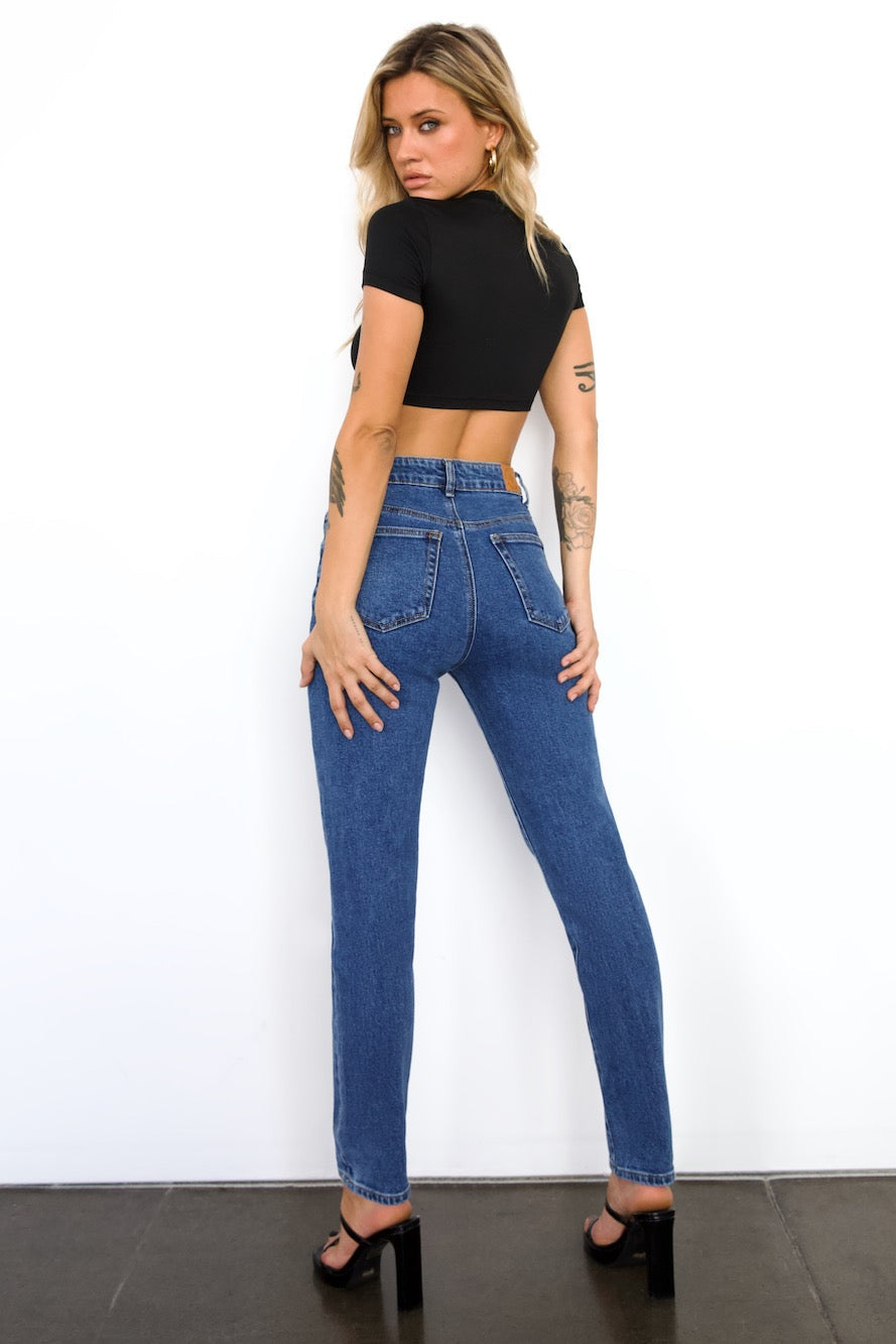 Rosalind Denim Üst — Barzello
