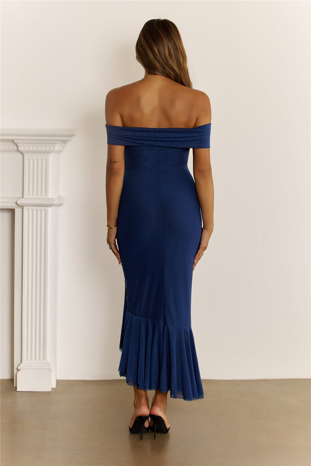 Tessera File Midi Elbise — Barzello