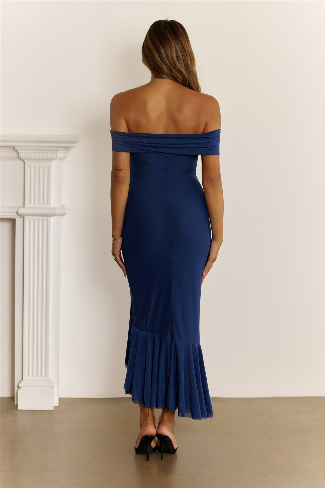 Tessera File Midi Elbise — Barzello