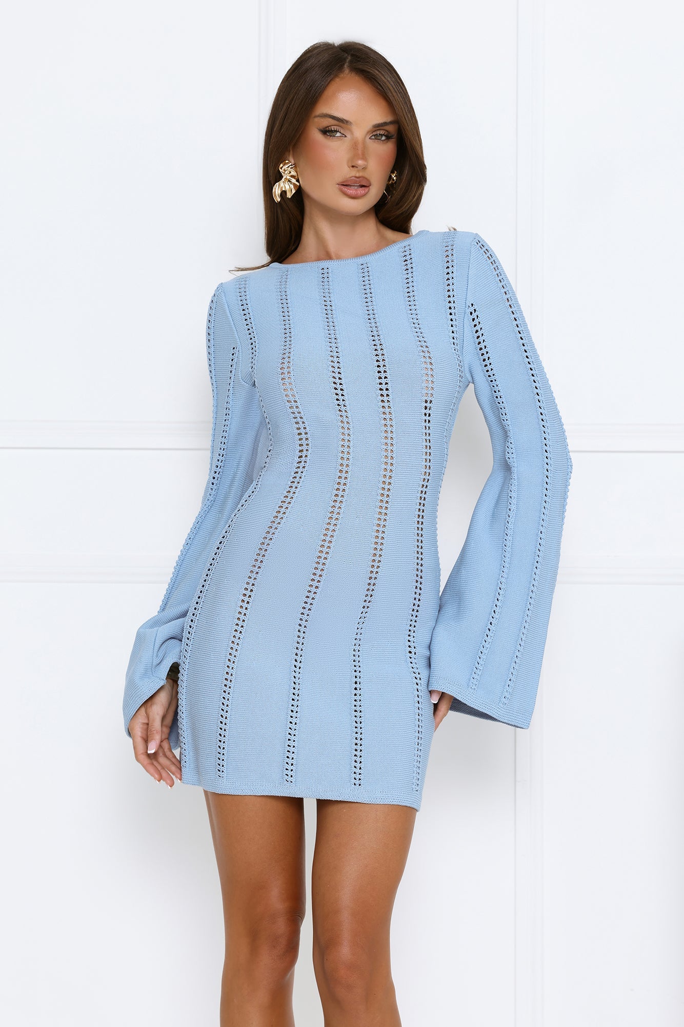 Tessera Triko Mini Elbise — Barzello