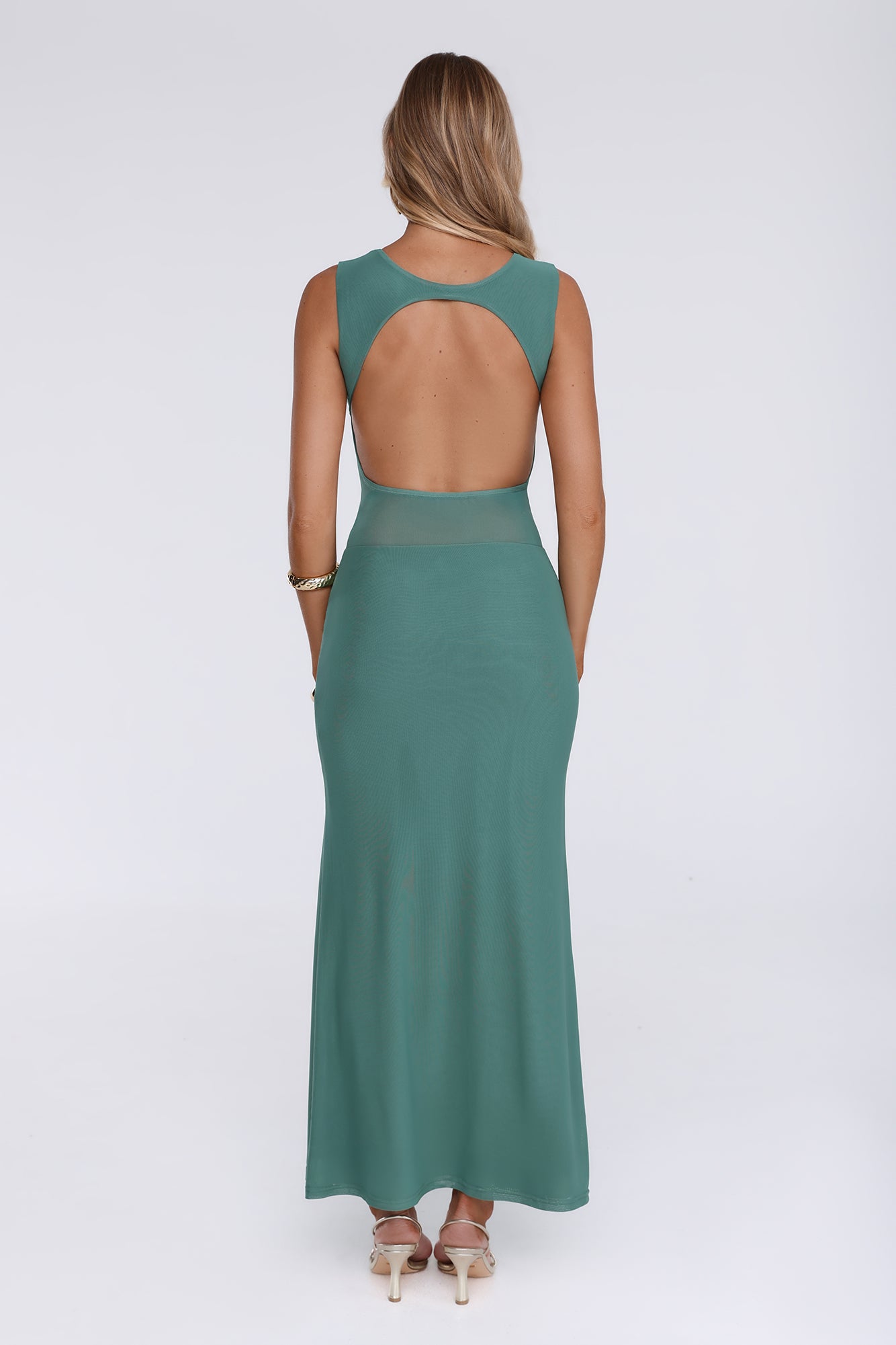 Tiara File Midi Elbise — Barzello