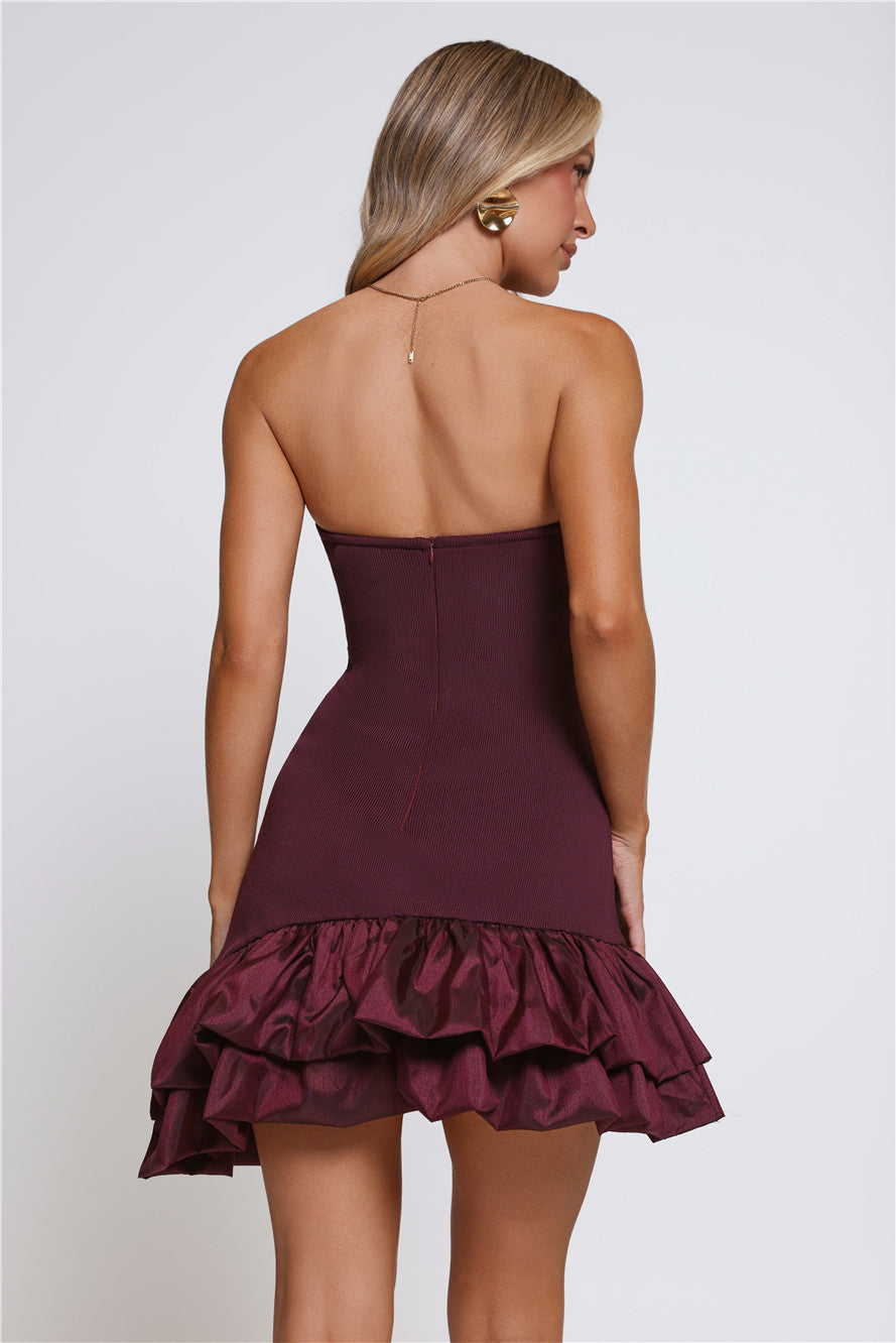 Ursula Fitilli Mini Elbise — Barzello