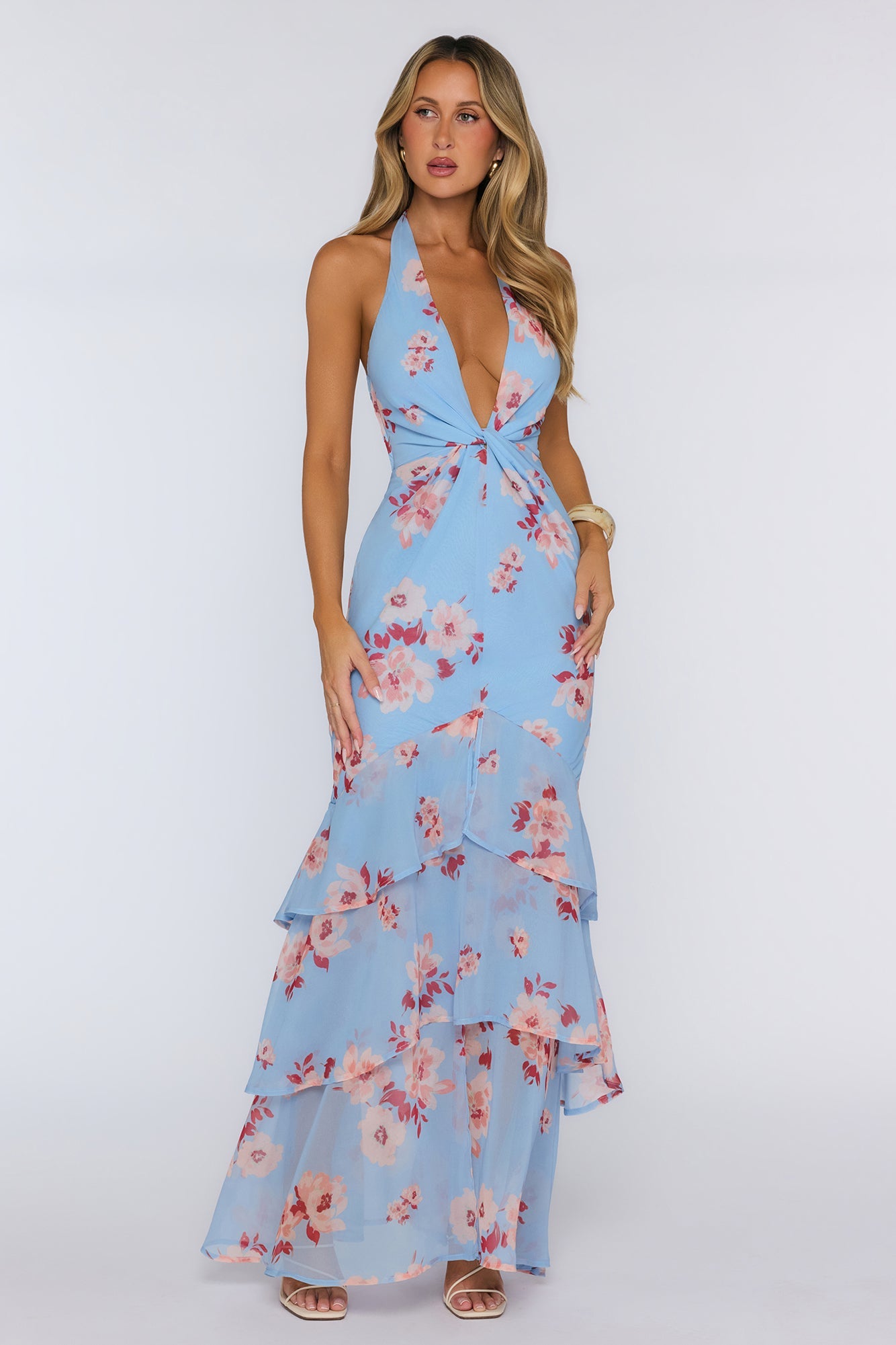 Winona Halter Maksi Elbise — Barzello