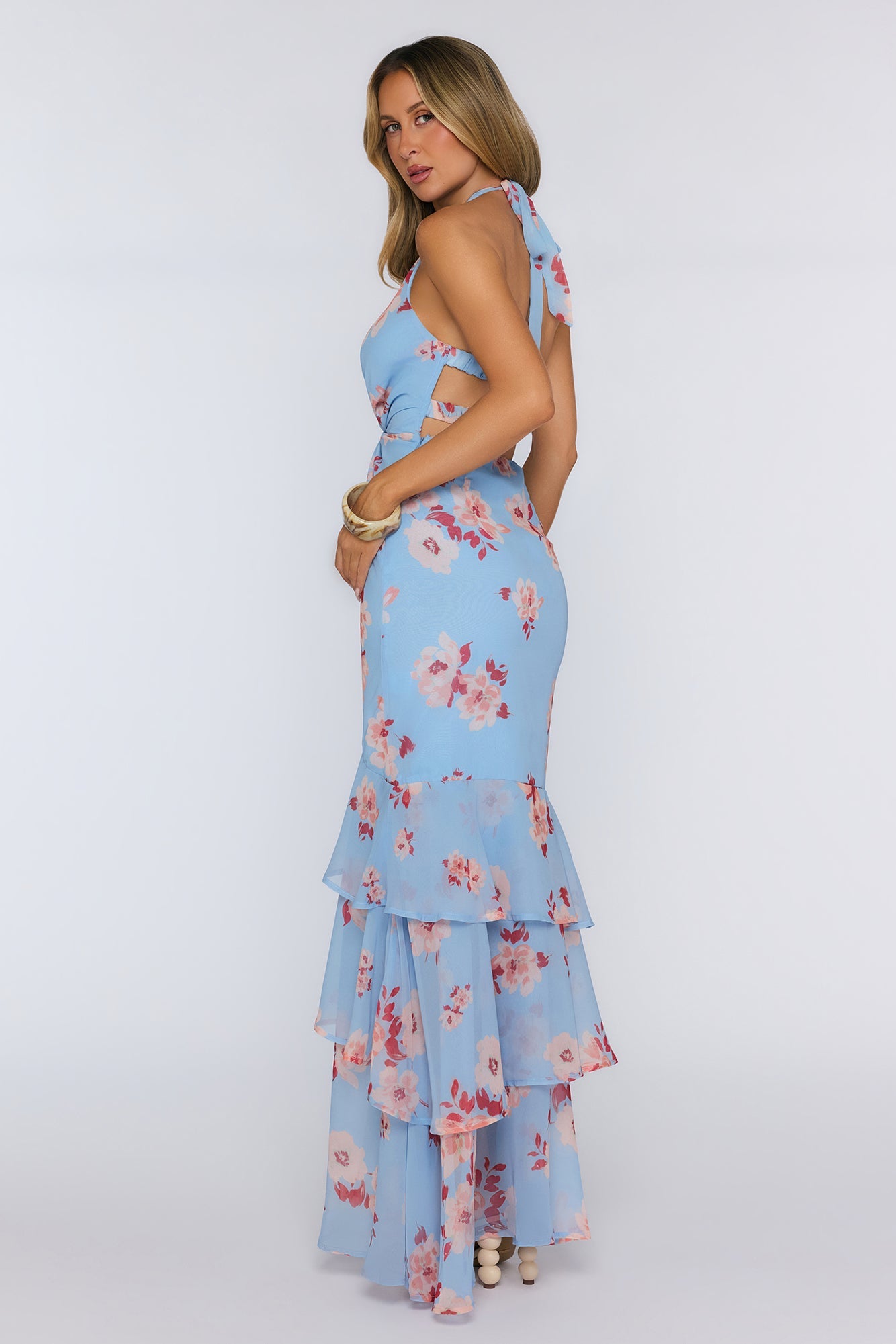 Winona Halter Maksi Elbise — Barzello
