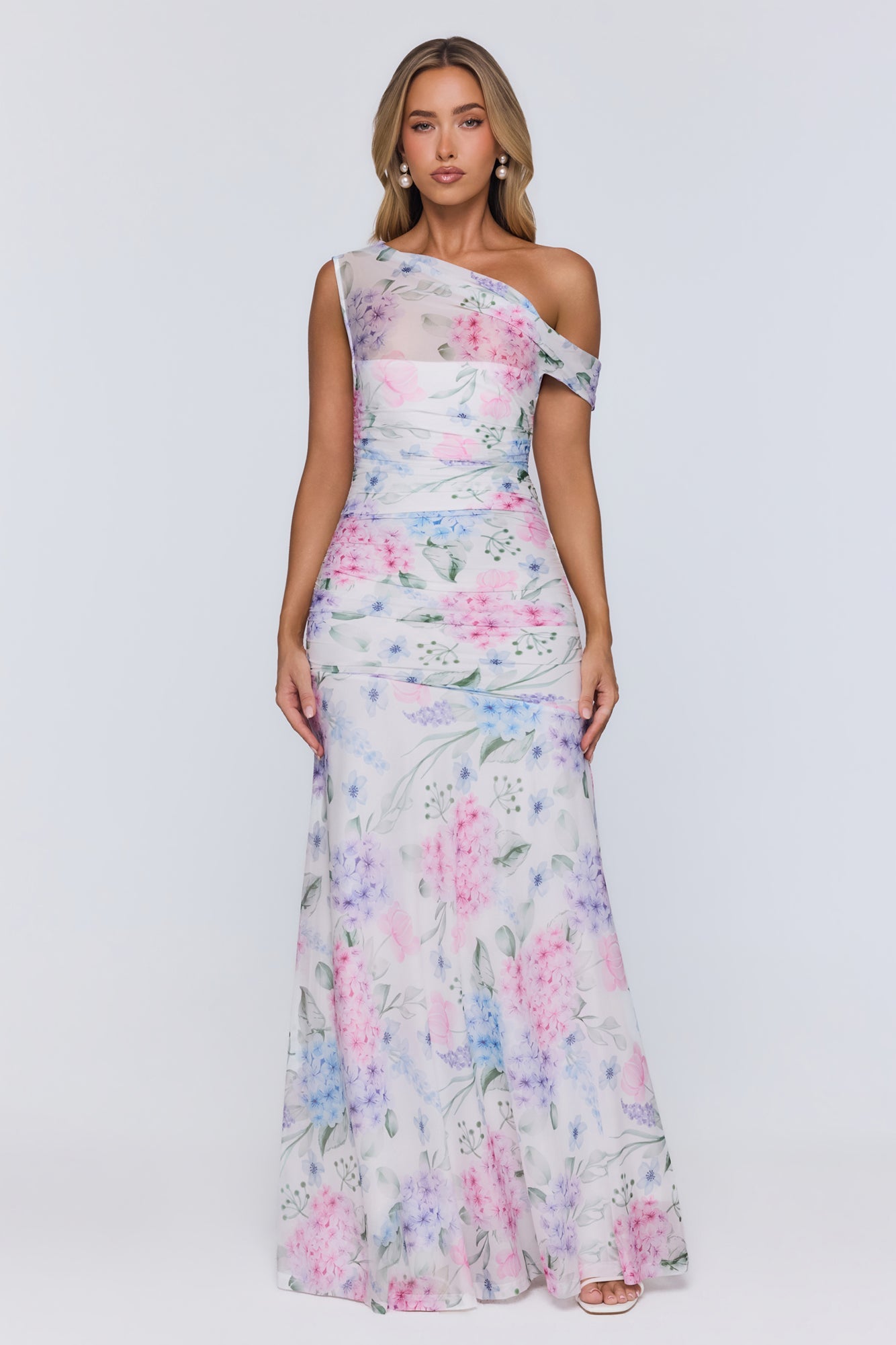 Wren File Maksi Elbise — Barzello