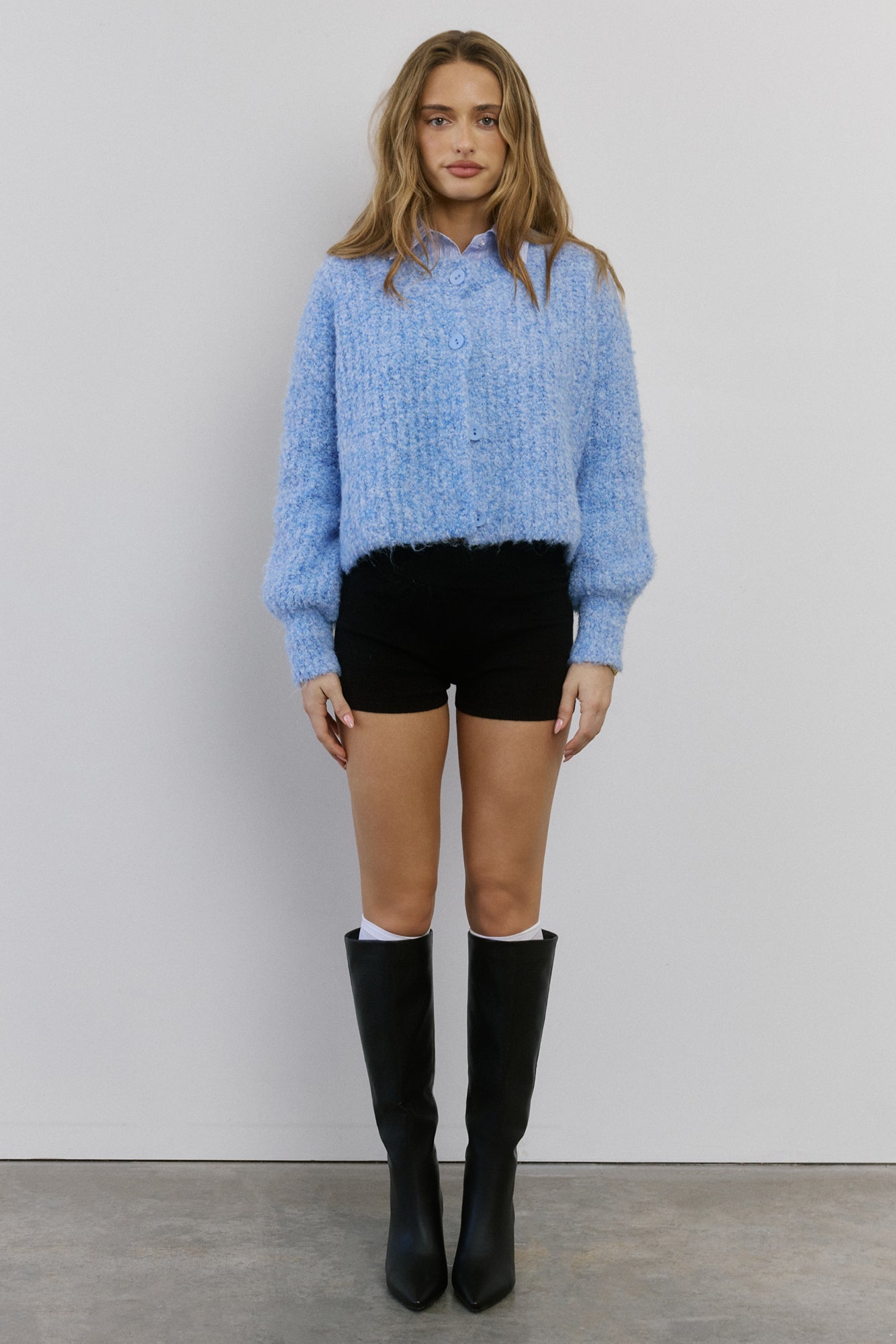 Yara Oversize Triko Hırka — Barzello