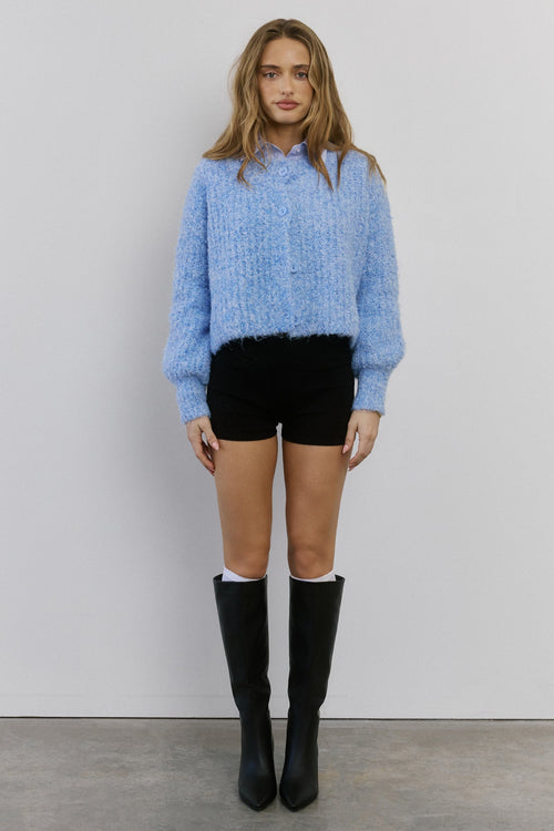 Yara Oversize Triko Hırka — Barzello