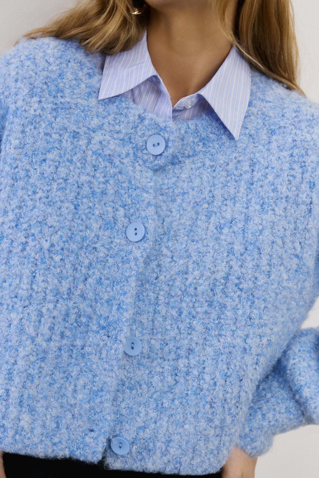 Yara Oversize Triko Hırka — Barzello