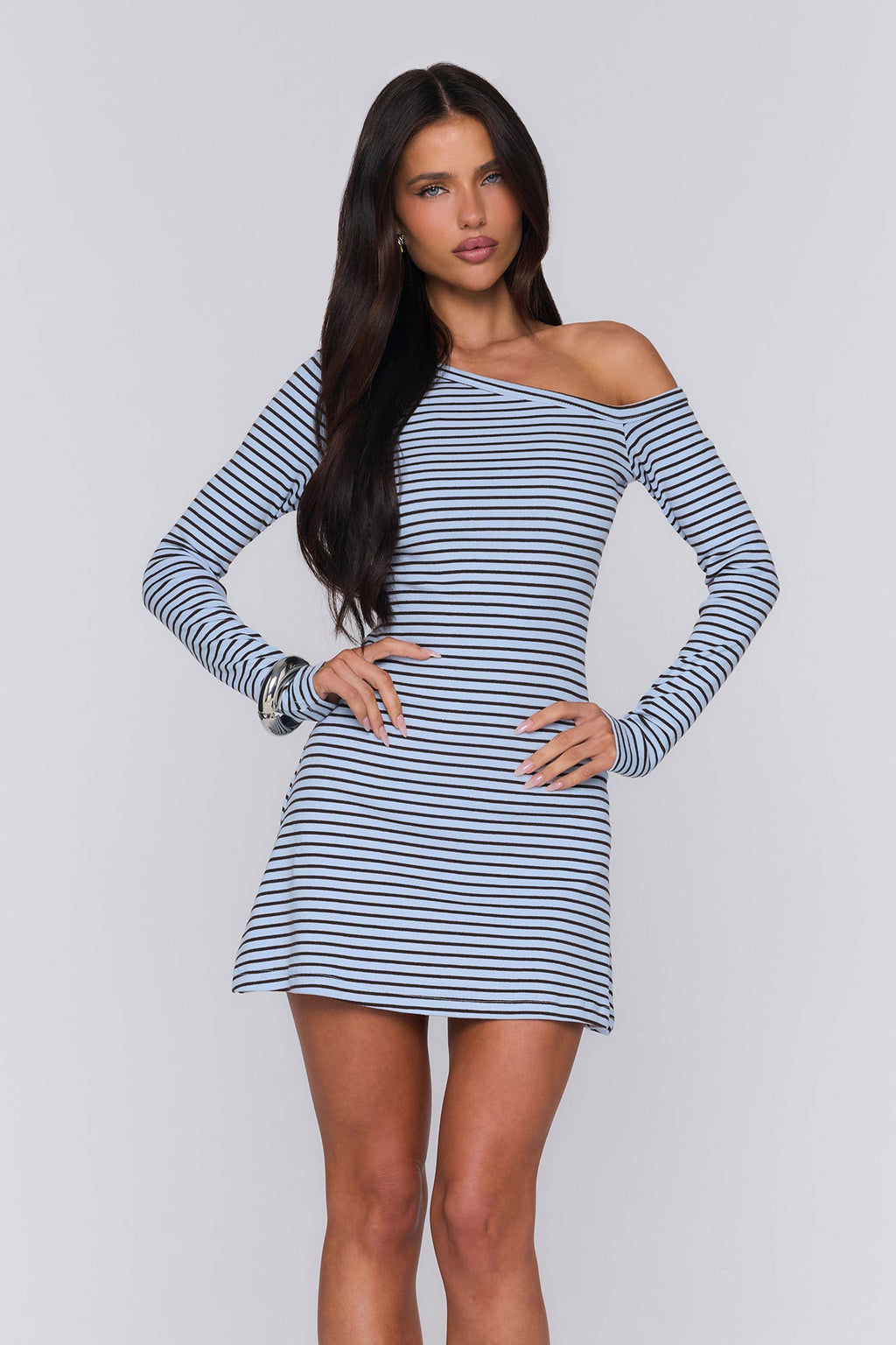 Zafira Fitilli Mini Elbise — Barzello