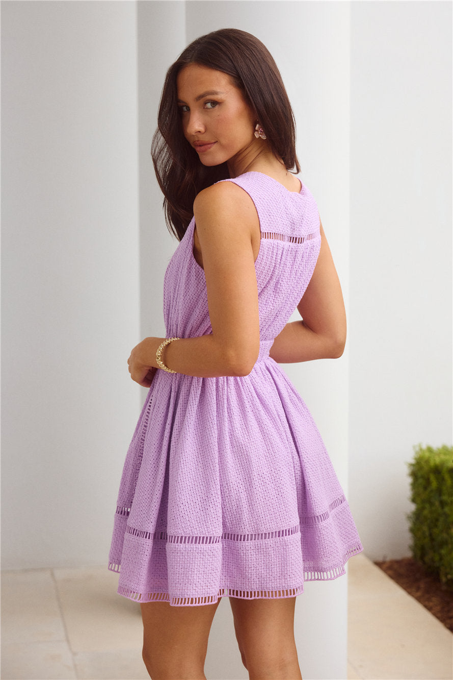 Zelia Nakışlı Mini Elbise — Barzello