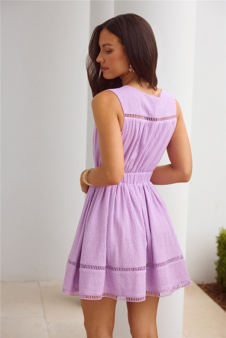 Zelia Nakışlı Mini Elbise — Barzello